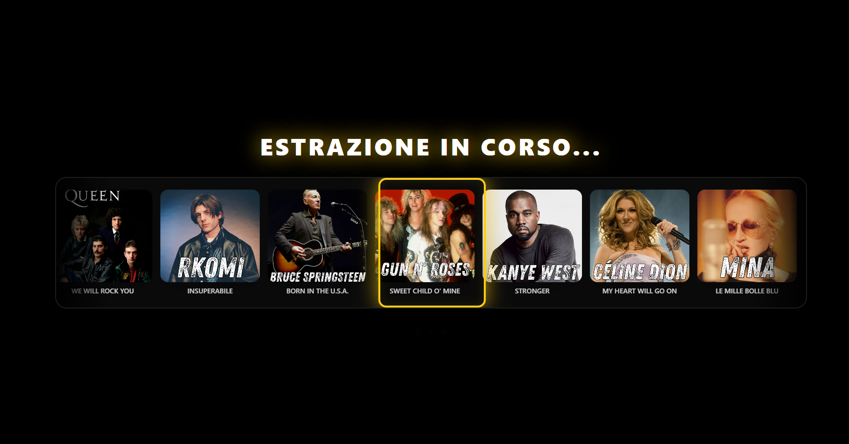 Estrazione scenografica BingoVoice